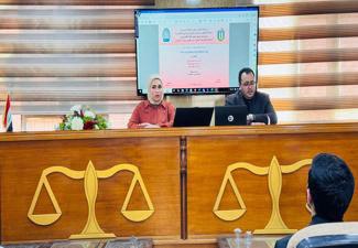 كلية القانون تنظم دورة تدريبية حول ثقافة النزاهة والشفافية والمساءلة