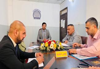 مجلس كلية القانون يعقد جلسته الأولى المفتوحة – الاجتماع الثاني لمتابعة سير العملية الأكاديمية