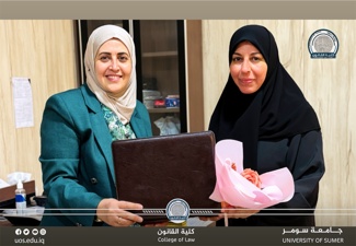 بتوجيه عمادة الكلية.. معاون العميد للشؤون العلمية والدراسات العليا يكرّم موظفي الشعب