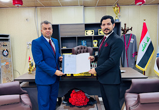عميد كلية القانون يكلّف الدكتور باسم ضمد ديوان بمهام رئاسة فرع القانون العام